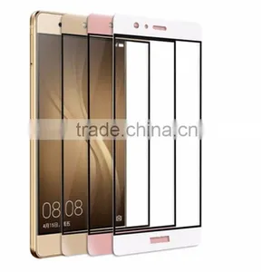 Anti-fingerprint Colored Clear Tempered Glass Screen Protector for Huawei P9 thumbnail-4