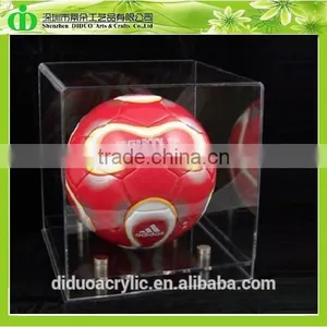 DDX-0188 Trade Assurance Clear Acrylic Football Display Case thumbnail-1
