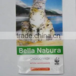 Lenticular Label, PVC 3D Lenticular Label, Adhesive Sticker, Water Proof Label, Animation Label, Wine Bottle Label thumbnail-1
