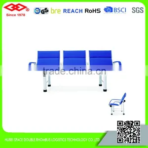 Comfortable Nylon Cover Public Waiting Seating Bench Chair thumbnail-1