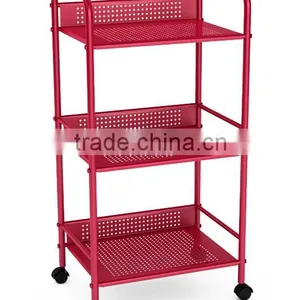 Icegreen Kitchen/Pantry/Hospital Use Three Shelf Utility Cart thumbnail-2