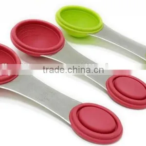 8-Piece Perfect Design Silicone Measuring Spoon and Cup Set thumbnail-5