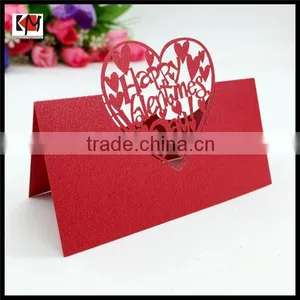 Customized Design Laser Cut Paper Place Cards for Wedding Wholesale thumbnail-3