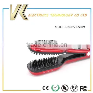 Automatic Steam Titanium Comb Straightening Irons Brush With LCD Display thumbnail-4