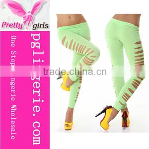 Wholesale Woman Mature Fashion Hollow Out Sexy Long Leggings thumbnail-2