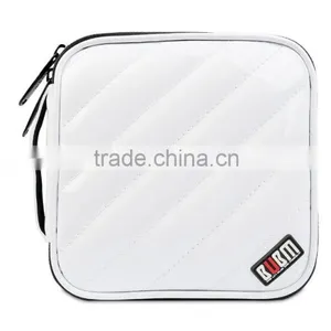 PU Leather White Square CD Bag,DVD VCD Case,Cute CD Case thumbnail-2