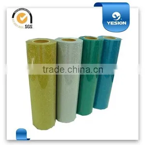 China Manufacturer Best Quality Cheap Price pu Pvc Glitter Garment Heat Transfer Vinyl thumbnail-6