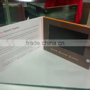CE/ROHS 2014 Most Popular LCD Video Card/video Brochure as Christmas Gift/wedding Gift thumbnail-1