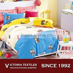 Lovely Single Queen King Size Bed Set Pillowcase Quilt Duvet Cover For Kids thumbnail-1