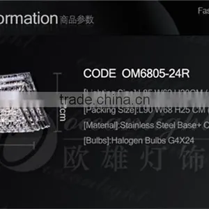 Modern Crystal Light Small Aisle Ceiling Lamp Led Hallway Lamp the Sitting Room Light Dining OM6805 thumbnail-4