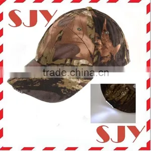 5 Lights Camo Camouflage Fishing LED Hat Caps thumbnail-1