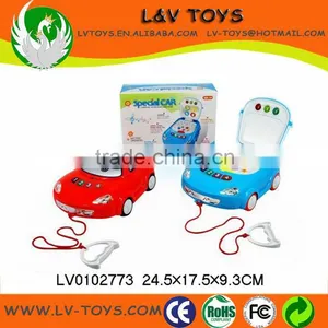 Chinese Car Shape Learning Toy in Learning Machine With Mirror thumbnail-1