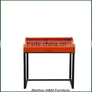 E1 MDFin High Gloss Green Metal Computer Desk thumbnail-3