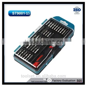 Ratchet Handle Bit Set With Transparent Plastic Box 37pcs thumbnail-1
