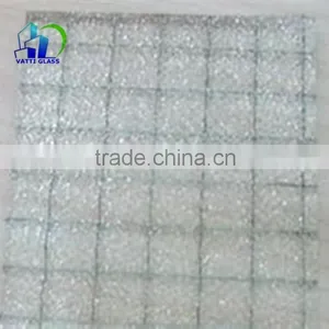 6mm 6.5mm 7mm Clear Wired Glass With CE ISO9001 Wired Glass Pattern Glass thumbnail-1