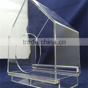 Wholesale Acrylic Plastic Bird Feeder thumbnail-1
