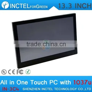 13.3 Inch All-in-One POS Industrial 4-wire Resistive Touchscreen Computer 1280*800 Win Linux Install 8G RAM 1TB HDD thumbnail-3