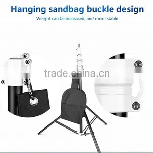 Photographic Equipment HPUSN Multi-function CX2804FP Aluminum Air-cushion Heavy Duty Camera Light Stand thumbnail-4