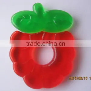 Eco-friendly Baby Products Apple Shape Baby Water Filled Teether thumbnail-2