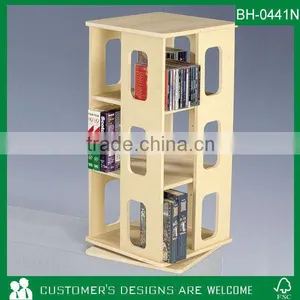 Rotating Book Stand, Modern Book Stand, Wooden Book Stand thumbnail-2