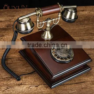 Antique Telephone Set Classic Landline Phone Rotary Telephone thumbnail-1