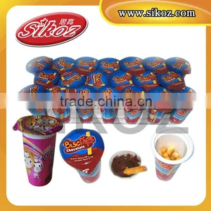 SIKOZ BRAND SK-Q129 6G Chocolate Biscuit With Cup Biscuit thumbnail-1