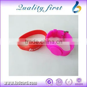 125KHz RFID LF Silicon Wristband With EM4200 Chip thumbnail-1