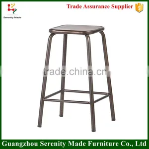 2016 Cheap Simple Design Metal Bar Stool Bases High Chair Furniture thumbnail-1