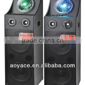 Light Speaker With Lazer Light,dual 15 Speaker thumbnail-1