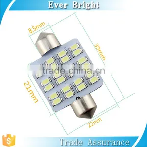 Hot 12v Led Bulb 1206 24smd Auto Led Light 39mm Festoon Car Roof Led Lights thumbnail-2