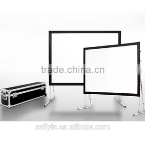 FLYIN Outdoor Projection Screen 200 Inches Rear Front Projector Screen Easy Fold Fast Foliding Screen thumbnail-1