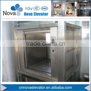 0.4 M/s 100kg~500kg Food Elevator, Dumbwaiter Elevator, Kitchen Lifts thumbnail-1