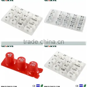 High Quality Durable Silicone Rubber Keypad for Cellphone thumbnail-5