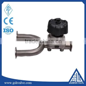 U Shape Stainless Steel Sanitary Manual Diaphragm Valve With Competitive Price thumbnail-2