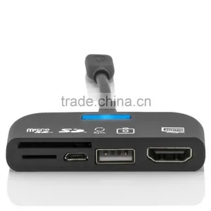 Multi-functional MHL Adapter With OTG Card Reader Function For Android Smart Phones thumbnail-3