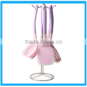 Top Quality Nylon Handle Slotted Spatula Silicone Spatula Cooking Utensils Baking Tools thumbnail-1