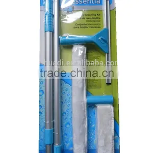 Extendable Window Cleaner Set Glass Wiper Kit Home and Car Window Cleaner Set thumbnail-1