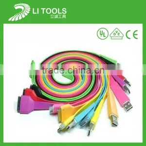 High Quality Usb Data Lines Flat Led Cable Micro Charging Line thumbnail-1