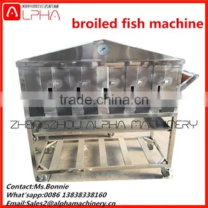 Smokeless Stainless Steel Fish Barbecue Machine With Factory Price/fish Roasting Grill Machine thumbnail-1