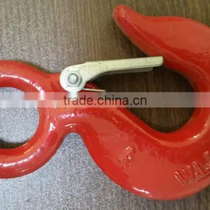 Factory Supplier Hot Sale G80 Swivel Painted Red Carbon Steel Lifting Swivel Hook thumbnail-2