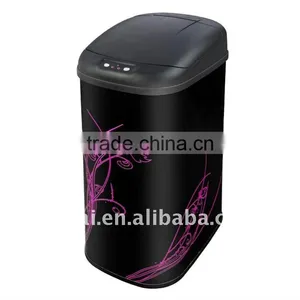 Plastic Sensor Trash Bin Automatic Trash Can Auto Open Trash Can Hand Free-KSLD-3-15L One Touch Dustbin thumbnail-1