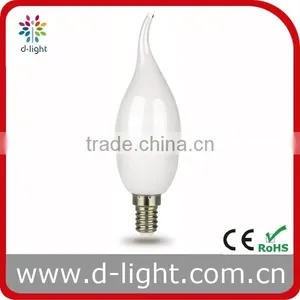 Tri-phosphor 7w Enegy Saving Candle Light Bulbs With E14 E27 Base 120V 230V CE ROHS Certificates thumbnail-1