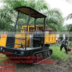 Full Rubber Track Caterpillar Dumper Loading Palm thumbnail-1