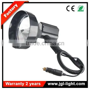 Factory Supply 12V 100W Portable Searching Halogen Lamp Spot Light Work Lamp Search Spotlight JG-NFH175R-100W thumbnail-1