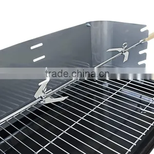 Large Enameled BBQ Grill Trolley thumbnail-4