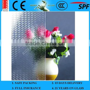 3.5mm Patterned/Rolled/Figured Glass(Gonshi; Rose; Raindown; Diamond; Mistlite; Oceanic; Chinchilla) thumbnail-5