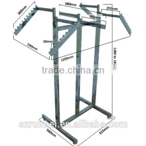 Boutique Adjustable 6 Way Clothing Rack thumbnail-3