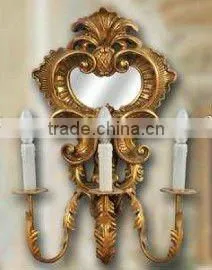 Wooden Classical Hand Carved Wall Mirror, MOQ:1PCS(B70111) thumbnail-1