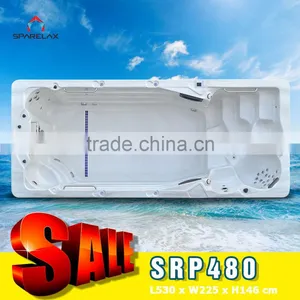 Popular Comfortable Acrylic Swim Pool Spa Outdoor Freestanding SRP480 thumbnail-1