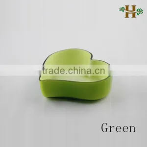 Handmade Heart Shaped Cylinder Glass Vase, Colored Small Unique Wedding Use Vase thumbnail-3